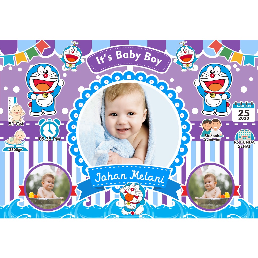 CETAK BIODATA BAYI UKURAN BESAR 17R/12Rs (48x32)cm-17