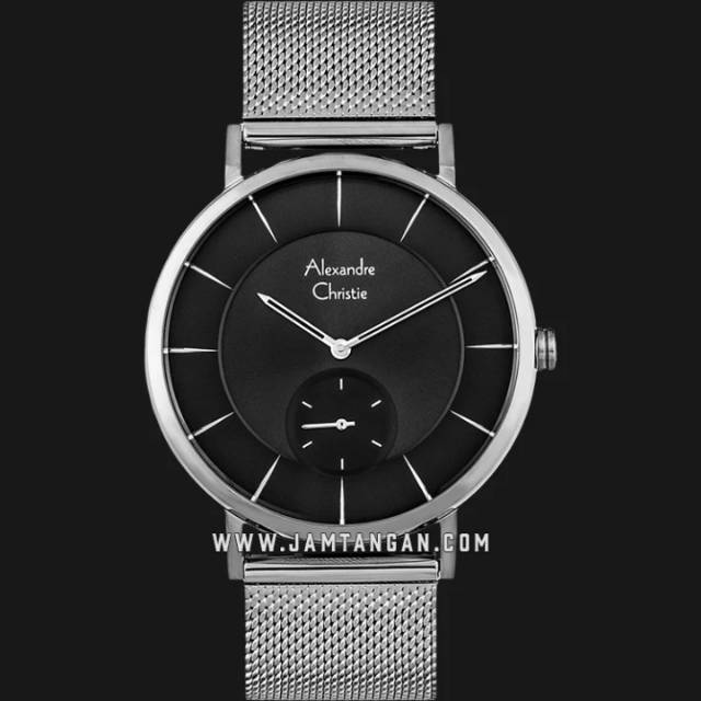 Alexandre Christie AC 8586 MS BSSBA Man Black Dial Stainless Steel