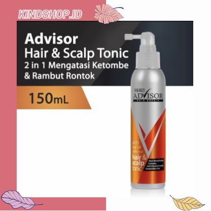 KINDSTORE❤ | Makarizo Advisor Hair &amp; Scalp Tonic 150mL / Perawatan Rambut Rontok dan Ketombe