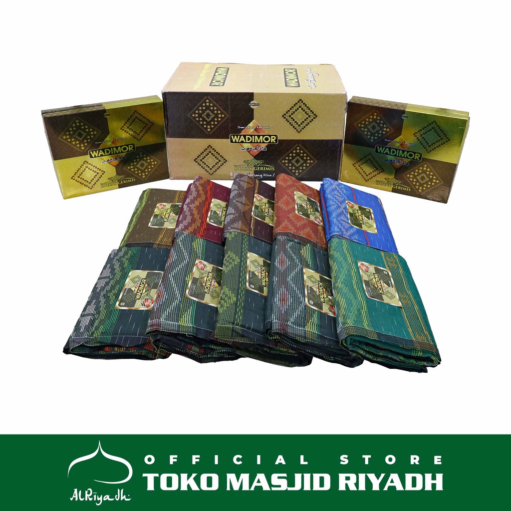 Sarung Wadimor Motif Dobby Gerimis