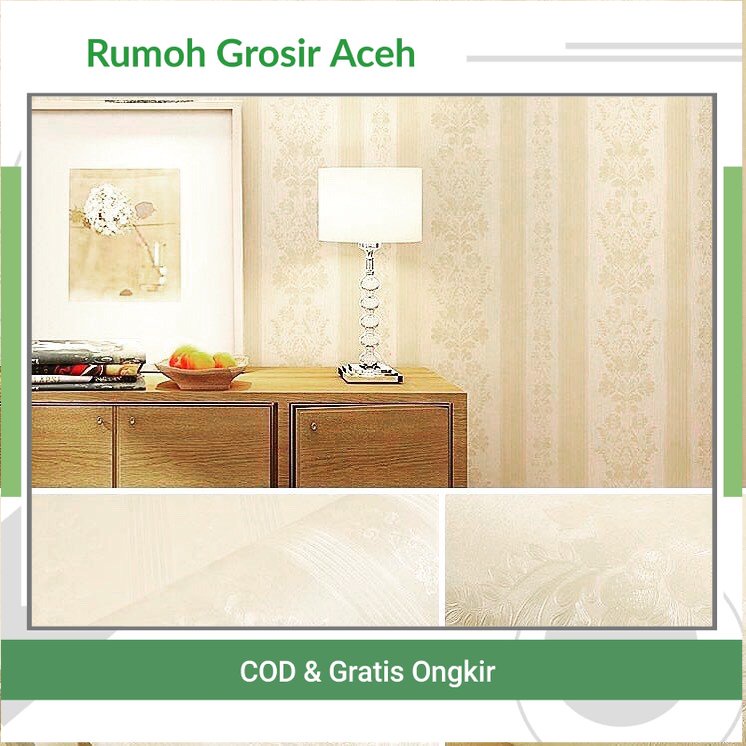 [ACEH] WALLPAPER EMBOSS EMAS