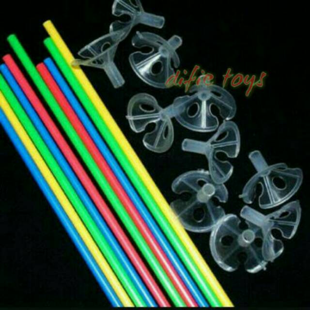 JG - COD - ISI 100 PCS -  STICK BALON ULTAH - BALON ULTAH