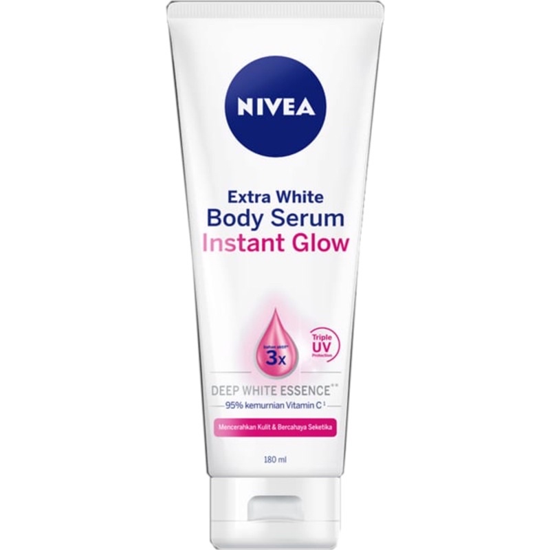 Jual NIVEA Extra White Body Serum INSTANT GLOW 180ml Shopee Indonesia