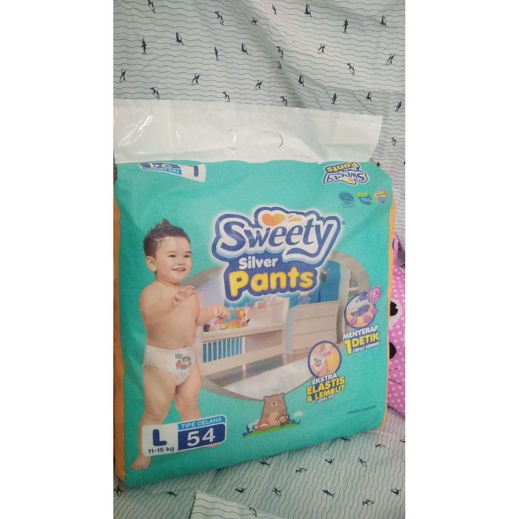 Sweety Silver Pants L54 - HTA SUSU / PAMPERS / DIAPERS