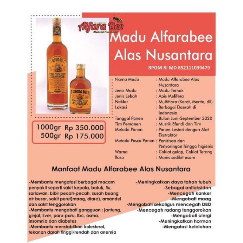 

Madu Alfarabee Alas Nusantara