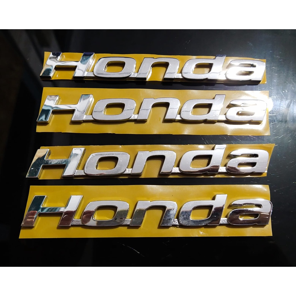 Emblem Logo Tulisan Honda H2 Kecil Original