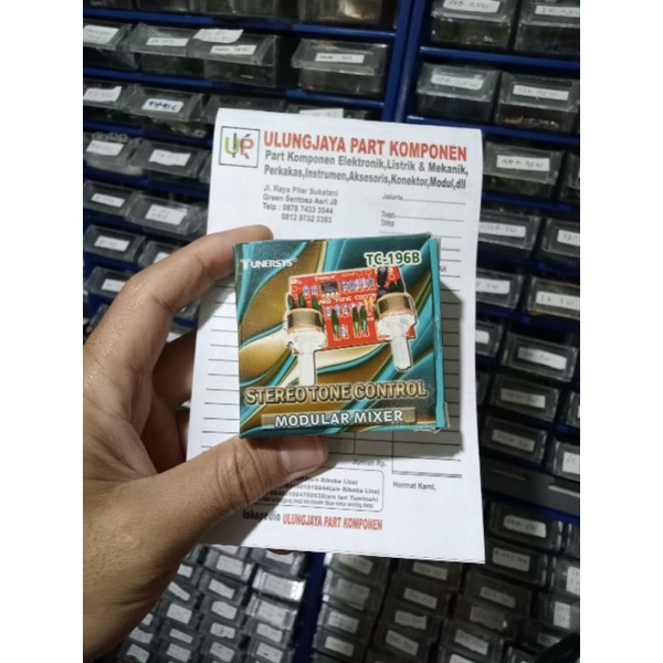 tone control stereo modular MIXER tunersys dengan IC JRC4558