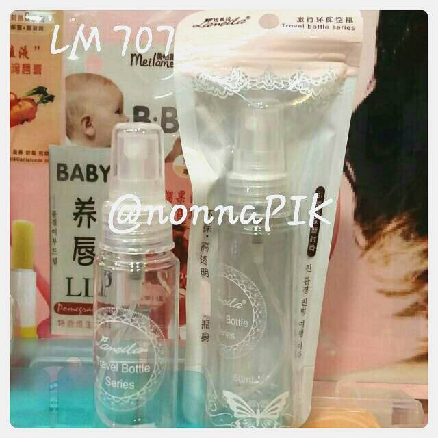 P.E.T / PVC Empty Makeup Cosmetic Bottle 40ml Tutup Cetek - Putar / Spray 40ml - 50ml