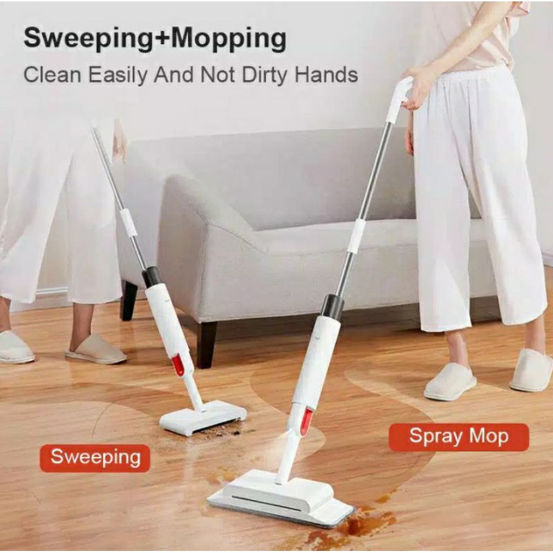 Deerma TB900 Multifunction Water-Spray Mop Sweeper 230ml Dustbin 280ml Watertank