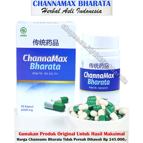 (COD) Obat Luka Dalam Pasca Operasi Caesar Bekas Jahitan Terbuka Herbal Kapsul Channamax Bharata