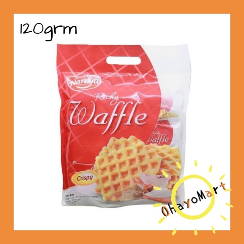 Naraya mini Richy Waffle / Naraya Crispy Wafer / Snack Waffle 120grm
