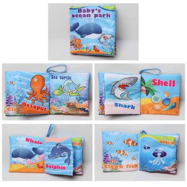 Baby soft book buku bayi bunyi inggris BU 205