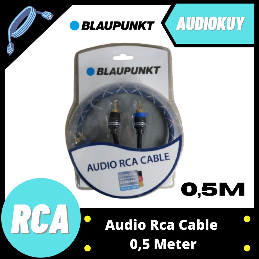 Kabel Audio RCA 0,5 Meter Blaupunkt / RCA Kabel Blaupunkt Full Cooper