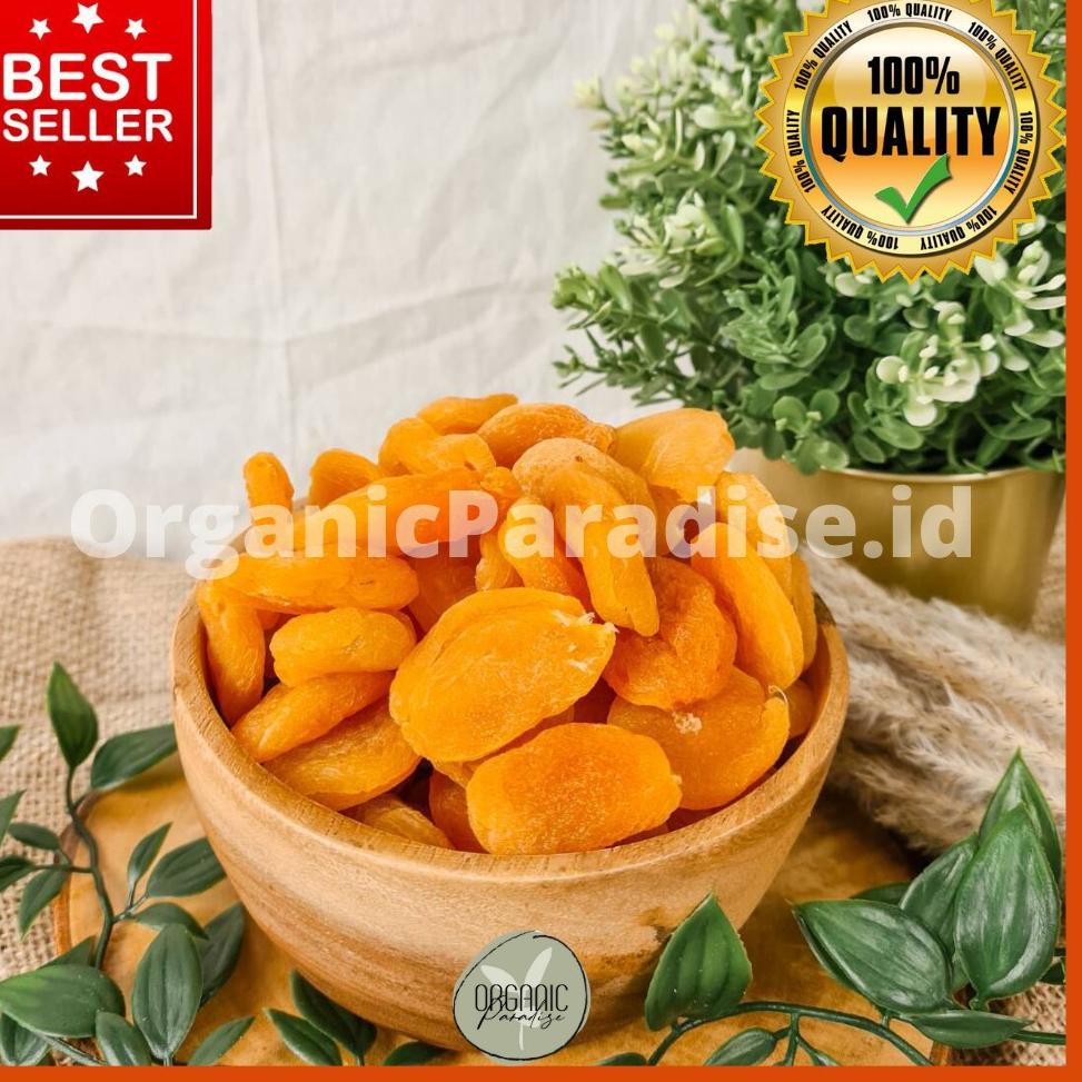 

Terlaku.! Dried Apricot 250gr / Apricot Kering 250gr Premium Organic Paradise 99