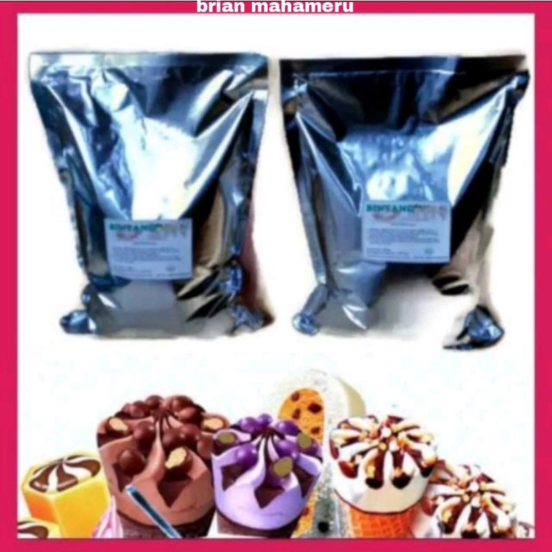 

Powder ice cream / Bubuk es krim 200 gram / Bahan bubuk es krim murah enak