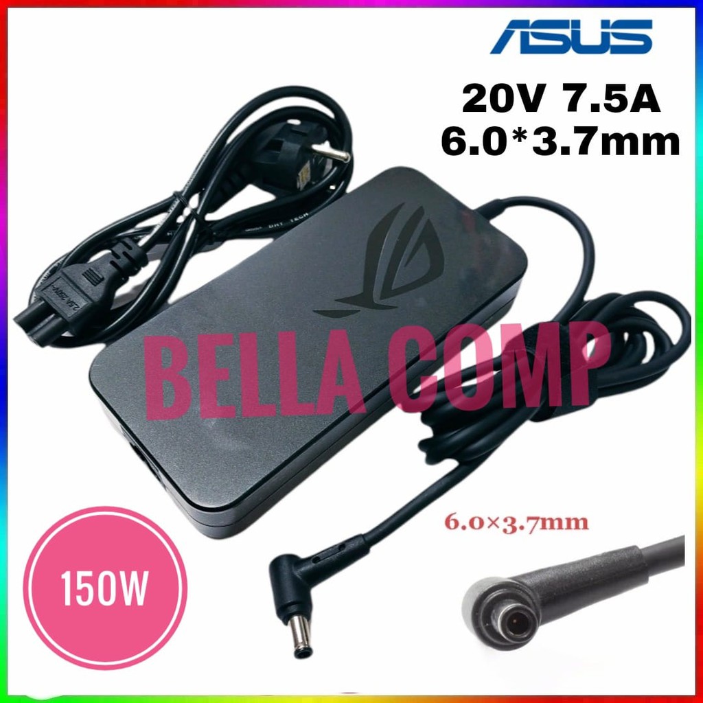 Asus ADP-150CH B AC Power Adaptor Charger Laptop Asus TUF Gaming FX505 FX505D FX505DU FX505DT K571L K571LI K571G K571GT 20V 7.5A 6.0*3.7MM 150W