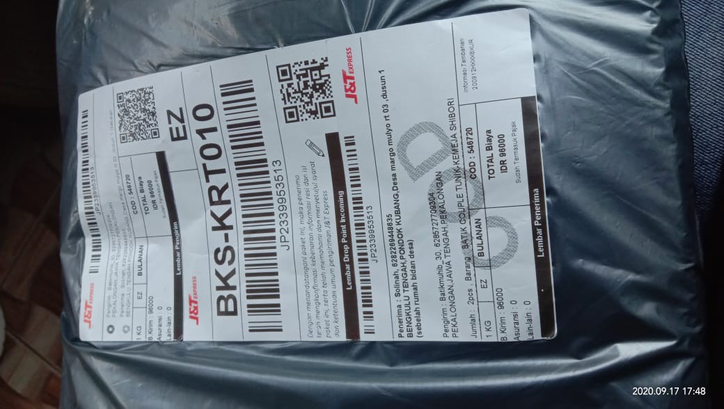 Batik Couple Tunik-kemeja Shibori Jumputan-ori