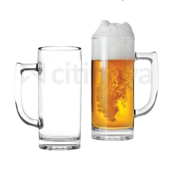 [1pcs] Gelas Gagang Kaca/Gelas Bir Citinova Bremen PJ108-21 610ml