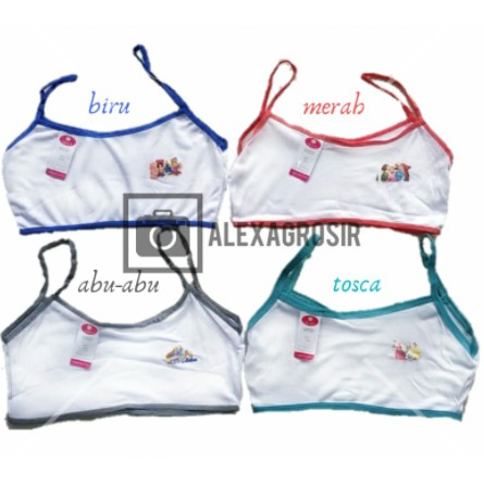 GROSIR 12 PCS Miniset putih tali kecil ABG Anak Remaja Perempuan Sekolah SD SMP SMA merk artis