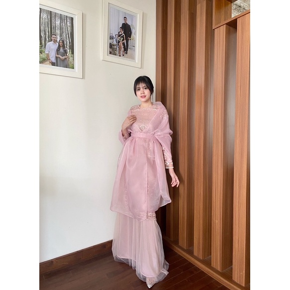 amrthelabel / mutiara hijab / rose gold
