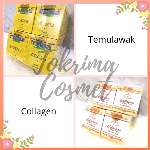 [ECER] Cream Temulawak/Collagen Segel Holo REALPICT!!! / TOKRIMACOSMET