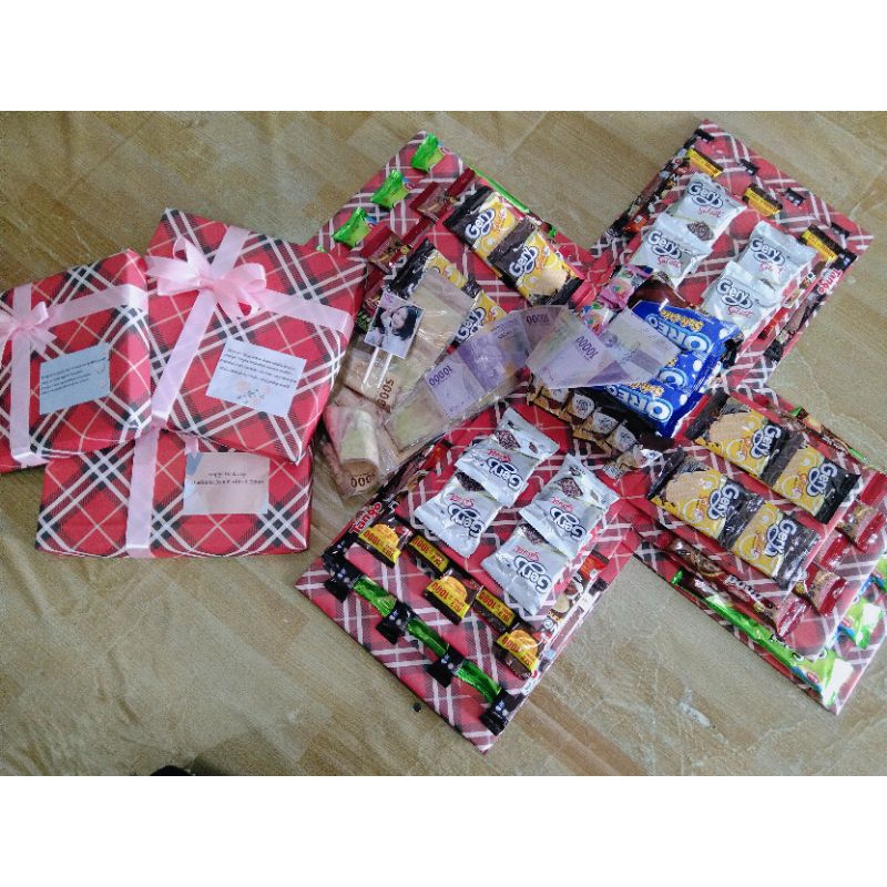 

Snack Box/Explosion Box/Box snack isi Uang tarik