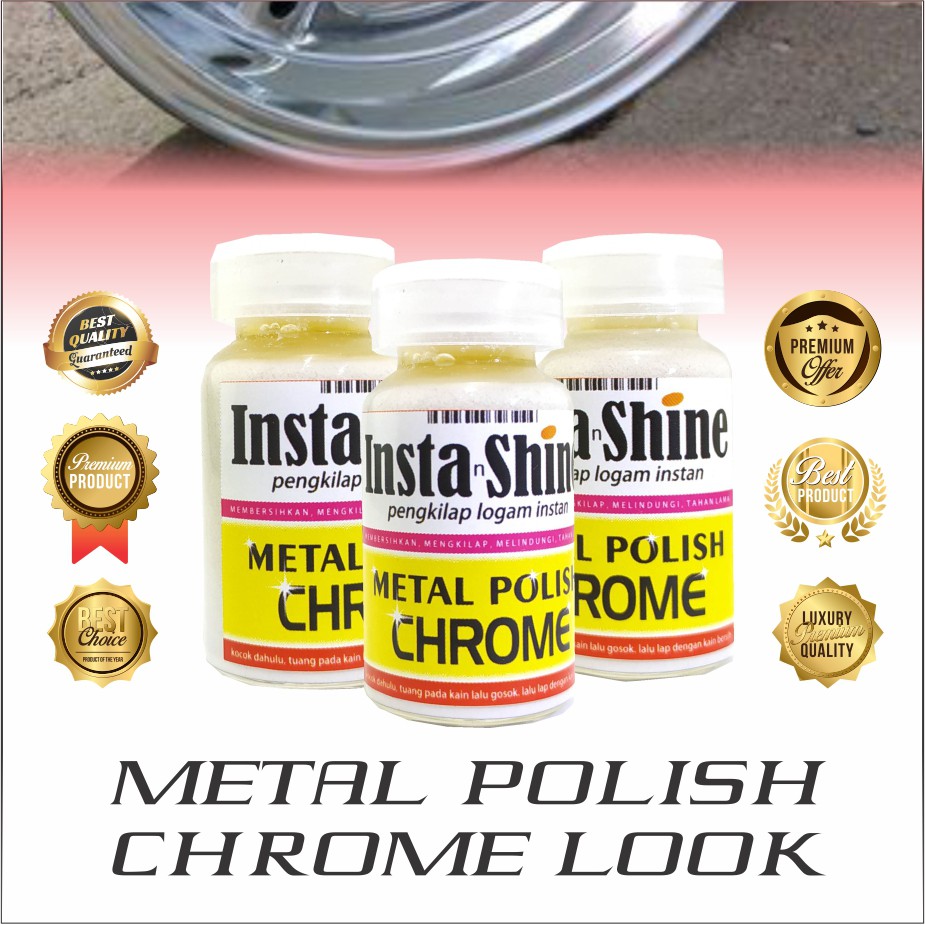 INSTAnSHINE metal polish CHROME look