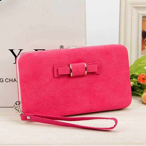 BJ14006 - BROWN/BLUE/GREEN/PINK/RED/ROSE - DOMPET WANITA PANJANG IMPORT TERMURAH JAKARTA JTF1318 ELJ4006