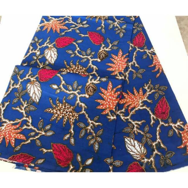 Kain Batik pekalongan Jarik Batik Cantik Warna Biru