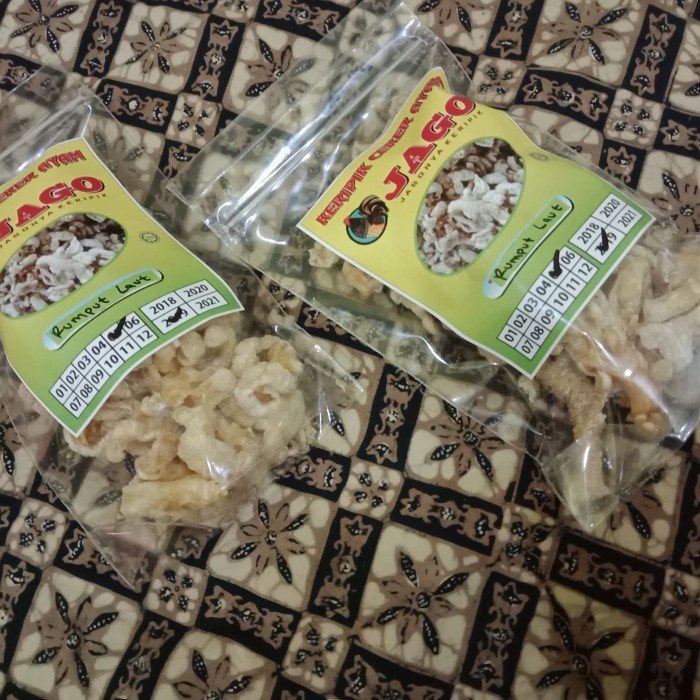 

Keripik ceker ayam rasa rumput laut 50 gr kripik cakar keto seaweed