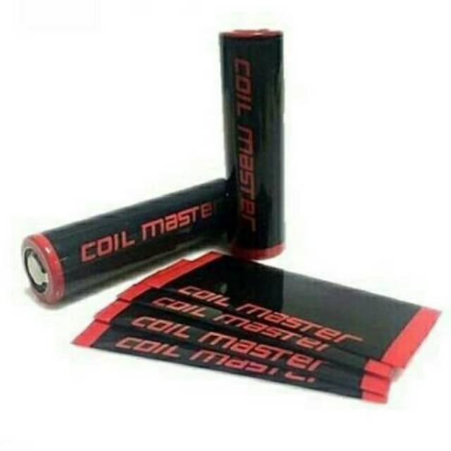 battery warp COIL MASTER / pelapis baterai COIL MASTER authentic isi 10 lembar