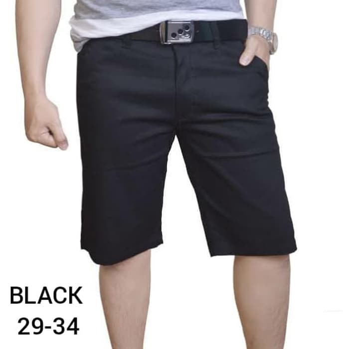 CELANA PENDEK PRIA POLOS DISTRO KATUN TWILL KWALITAS SUPER PREMIUM SIZE NORMAL SNI 27-38