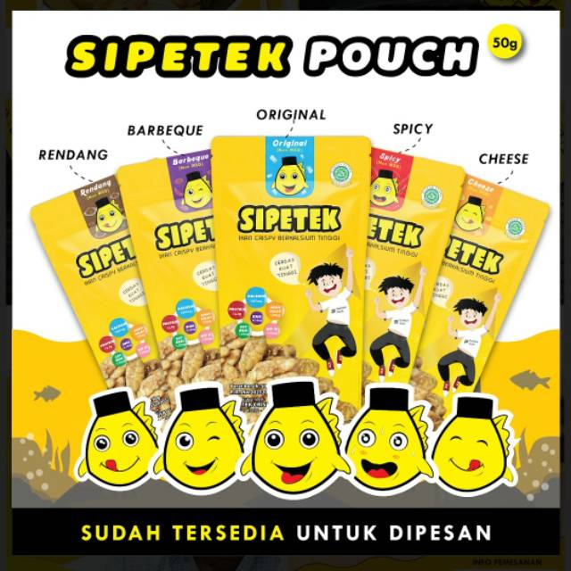 

Sipetek pouch ikan crispy