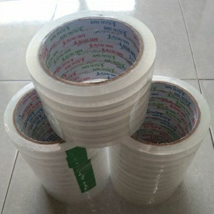 

Isolasi/selotip 1/2" 72yard Bening