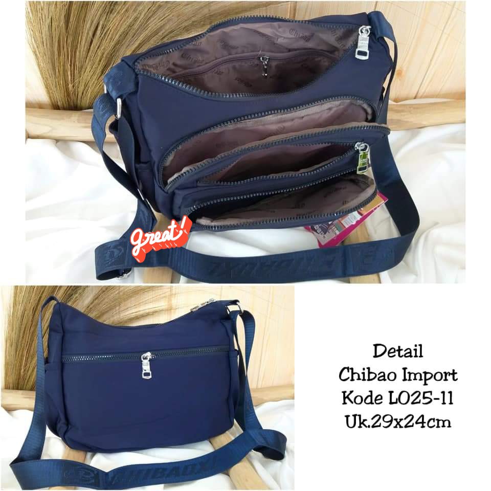 Tas Slempang Wanita Chibao L025-11 Motif Bunga TERBARU CHIBAO SLEMPANG SPECIAL PRICE BISA BAYAR COD!