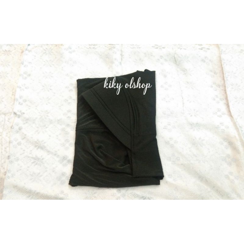 BERGO SNADA / BERGO GARIS PINGGIR / BERGO LAYANG / HiJAB INSTANT-Hitam