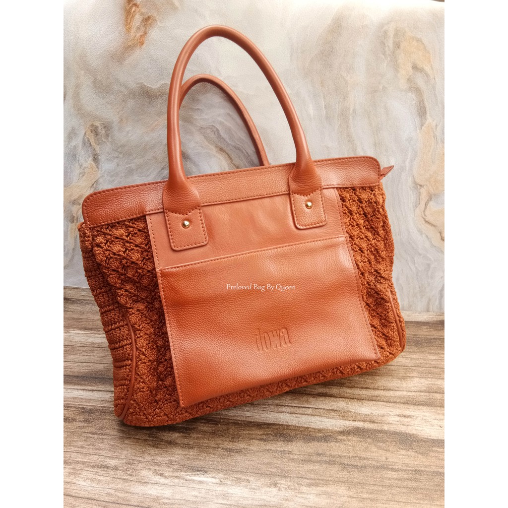 Tas preloved Dowa VVGC / Authentic / tas handle/ tas second