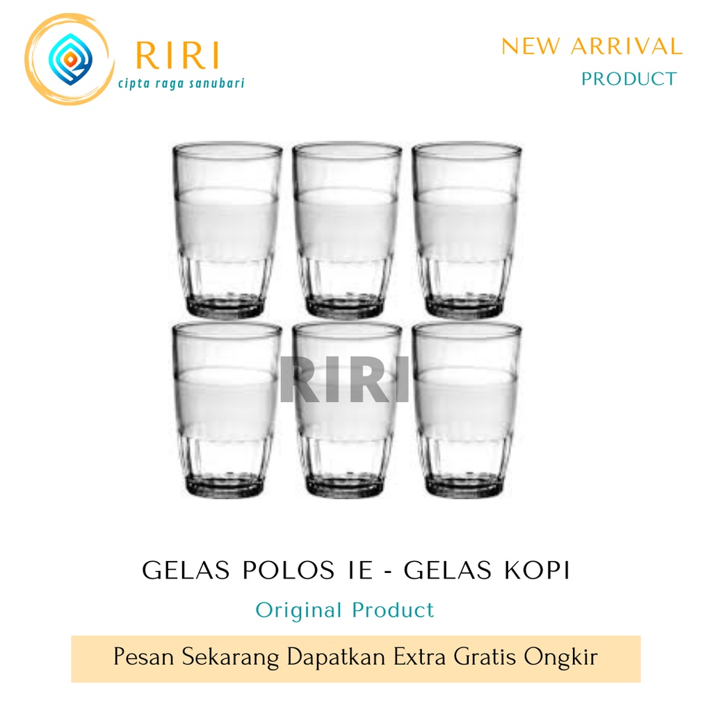 Gelas kopi tahan panas & dingin - Gelas kopi hs polos - Gelas Kecil Murah Lusinan