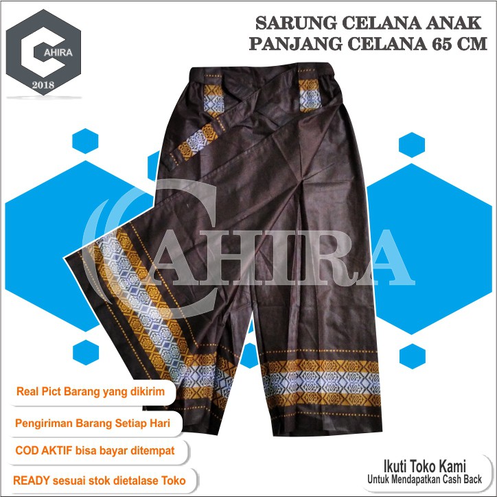 SARUNG CELANA ANAK SONGKET CELANA SARUNG ANAK PANJANG CELANA 65CM