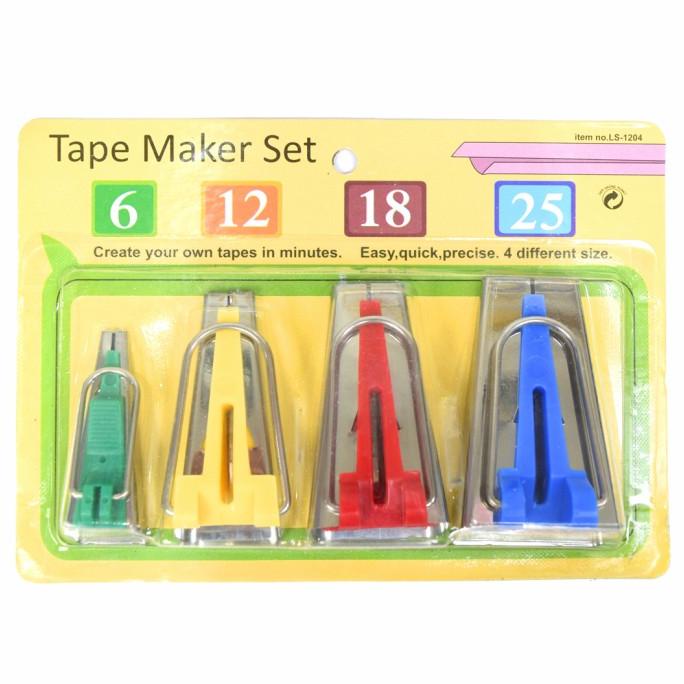 

Ready Stock Alat Pembuat Bisban Isi 4 Pcs Cy-Btm-S4 - Bias Tape Maker Set Termurah