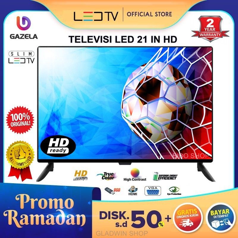 MURAH - LED TV DIGITAL 21 INCH TELEVISI HD SLIM ( TCLG-S20A)