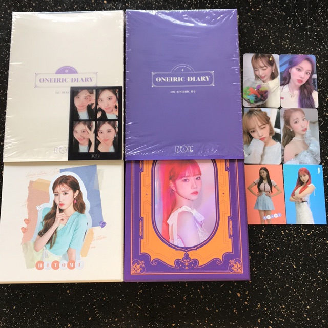 [Sharing] Album, Ar Photocard, Ar postcard, Photocard Izone Album Izone Oneiric Diary
