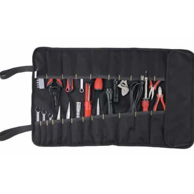 

Customized Leather Craft 32 Socket Tool Roll Bag / Tas Perlengkapan