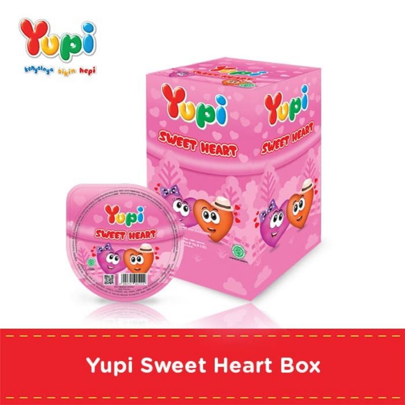 

Yupi Sweet Heart (1 box isi 12 pcs)