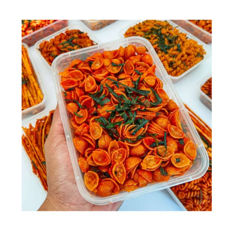 

MAKANAN RINGAN MAKARONI KEONG PEDAS MANIS 300 GRAM