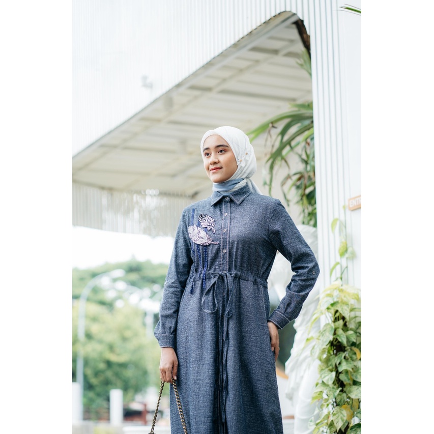 Nigma Fashion - Sasha Denim Dress - Dress Denim - Dress Wanita Kekinian
