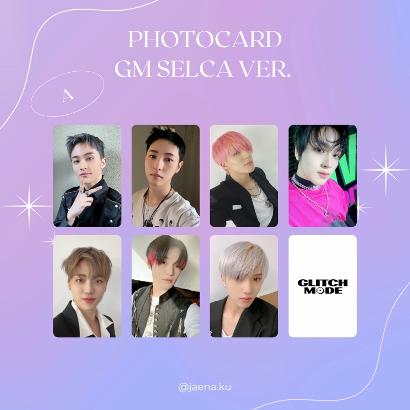 [NCT DREAM] PHOTOCARD NCT DREAM SELCA GLITCH MODE ERA. ‼️BACA DESKRIPSI‼️