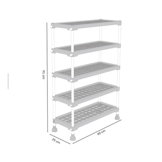 [COD] RAK AMSTRONG NAIBA 5 SUSUN - RAK SERBAGUNA STAINLESS 5 SUSUN - MISTER ORDER