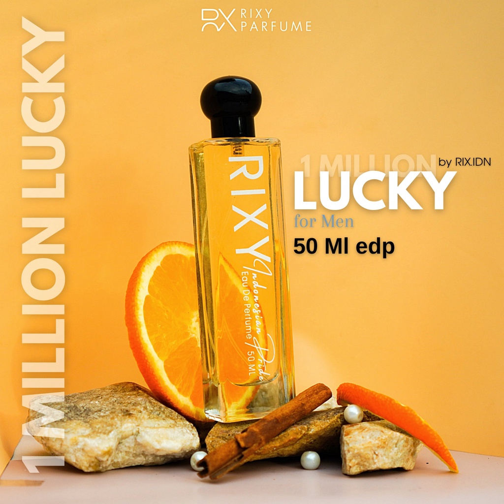 RIXY PARFUM No.002 1 Million Lucky Parfume Pria Eau De Perfume 50ml