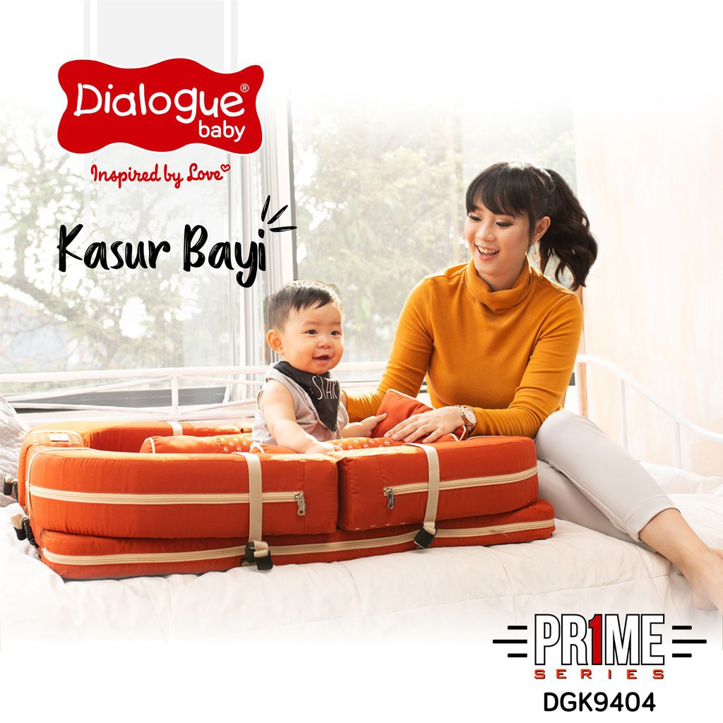 Dialogue Baby Kasur Bayi 5 in 1 Set + Kelambu Prime Series DGK9404 (Tersedia varian warna)